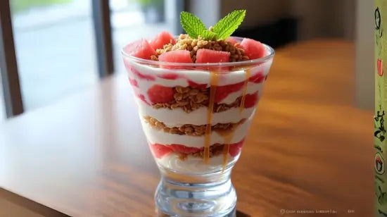 Watermelon Yogurt Parfaits with a Delta 9 Reset